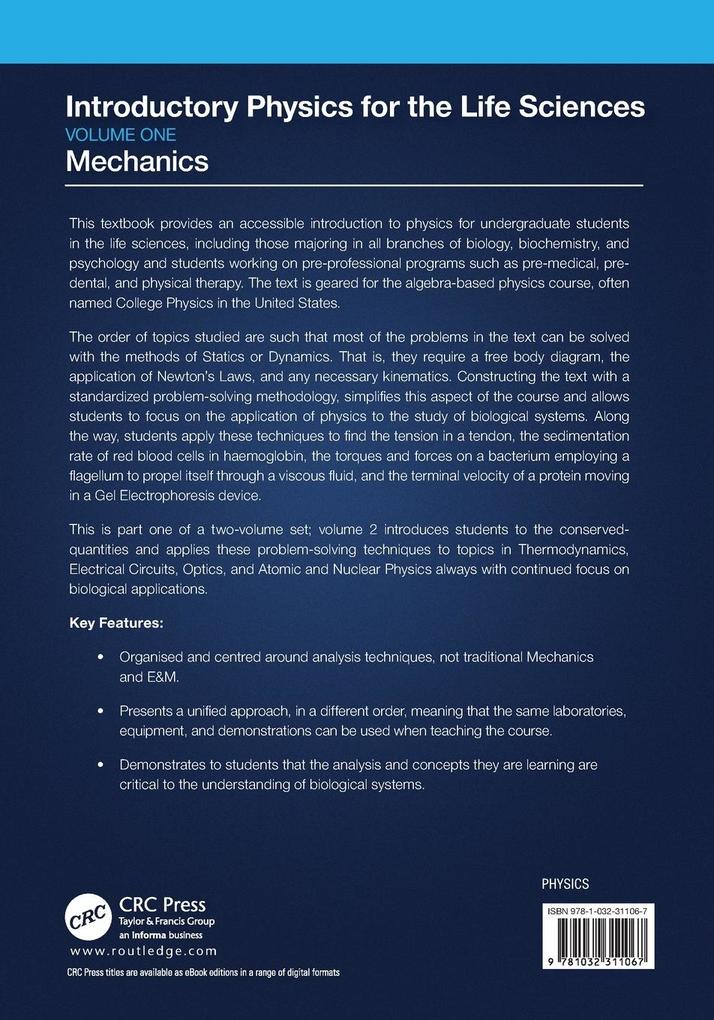 Weitere Ansicht: Introductory Physics for the Life Sciences | David V. Guerra