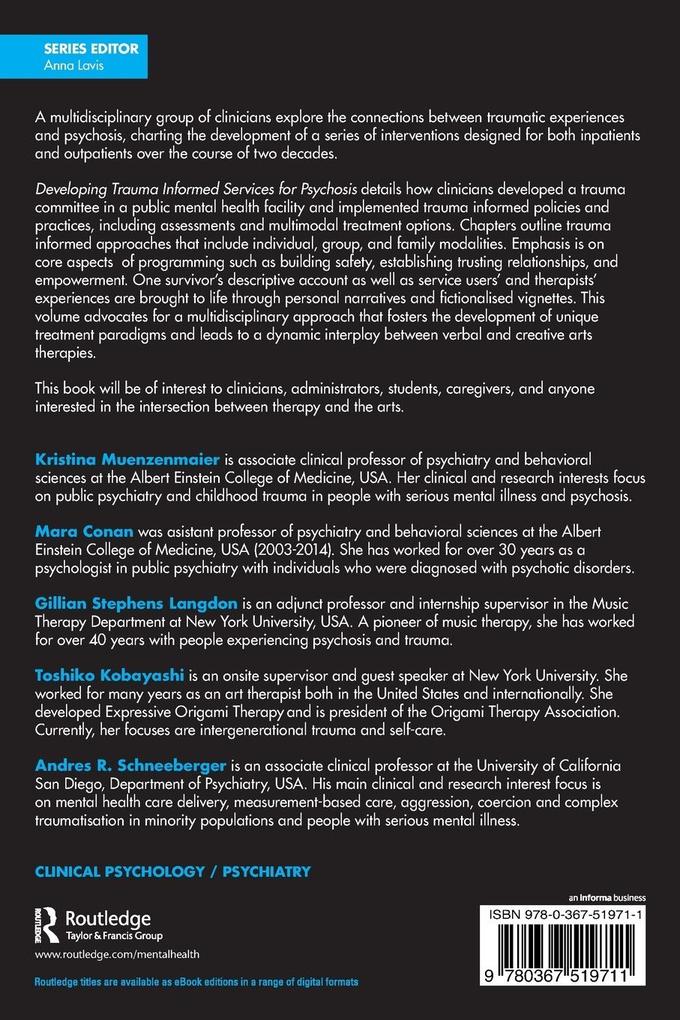 Weitere Ansicht: Developing Trauma Informed Services for Psychosis