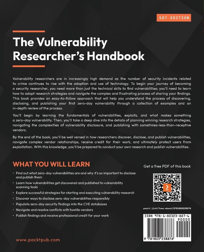 Weitere Ansicht: The Vulnerability Researcher's Handbook | Benjamin Strout