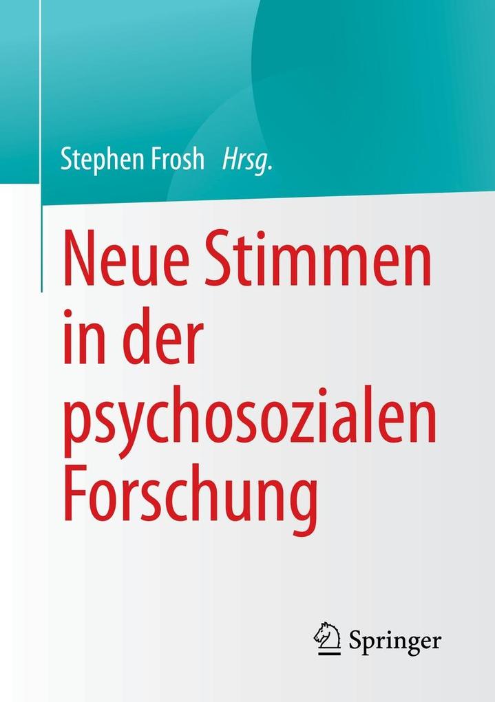 Produktbild: Neue Stimmen in der psychosozialen Forschung