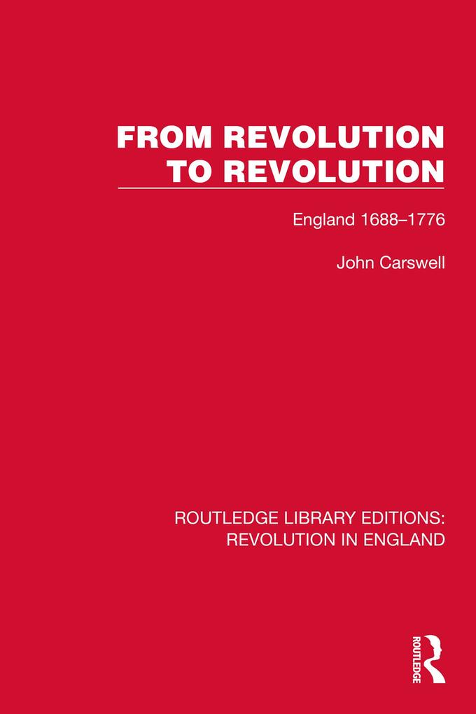 Produktbild: From Revolution to Revolution | John Carswell