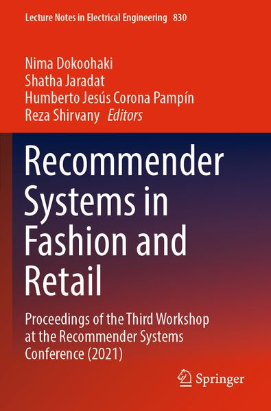 Produktbild: Recommender Systems in Fashion and Retail