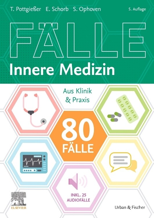 Produktbild: 80 Fälle Innere Medizin | Torben Pottgießer, Stefanie Ophoven, Elisabeth Schorb