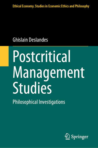 Produktbild: Postcritical Management Studies | Ghislain Deslandes
