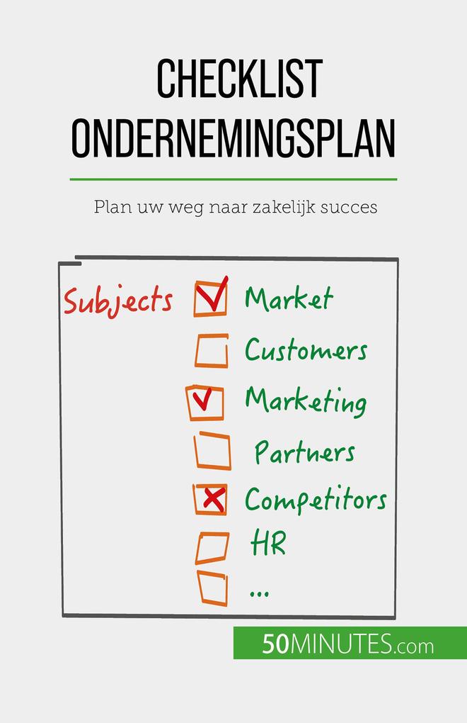 Produktbild: Checklist ondernemingsplan | Antoine Delers