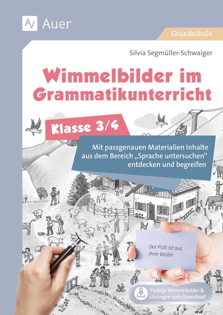 Produktbild: Wimmelbilder im Grammatikuntericht - Klasse 3/4 | Silvia Segmüller-Schwaiger