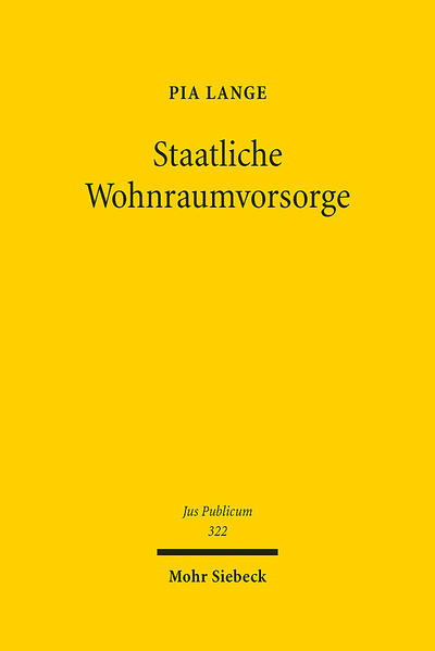 Produktbild: Staatliche Wohnraumvorsorge | Pia Lange