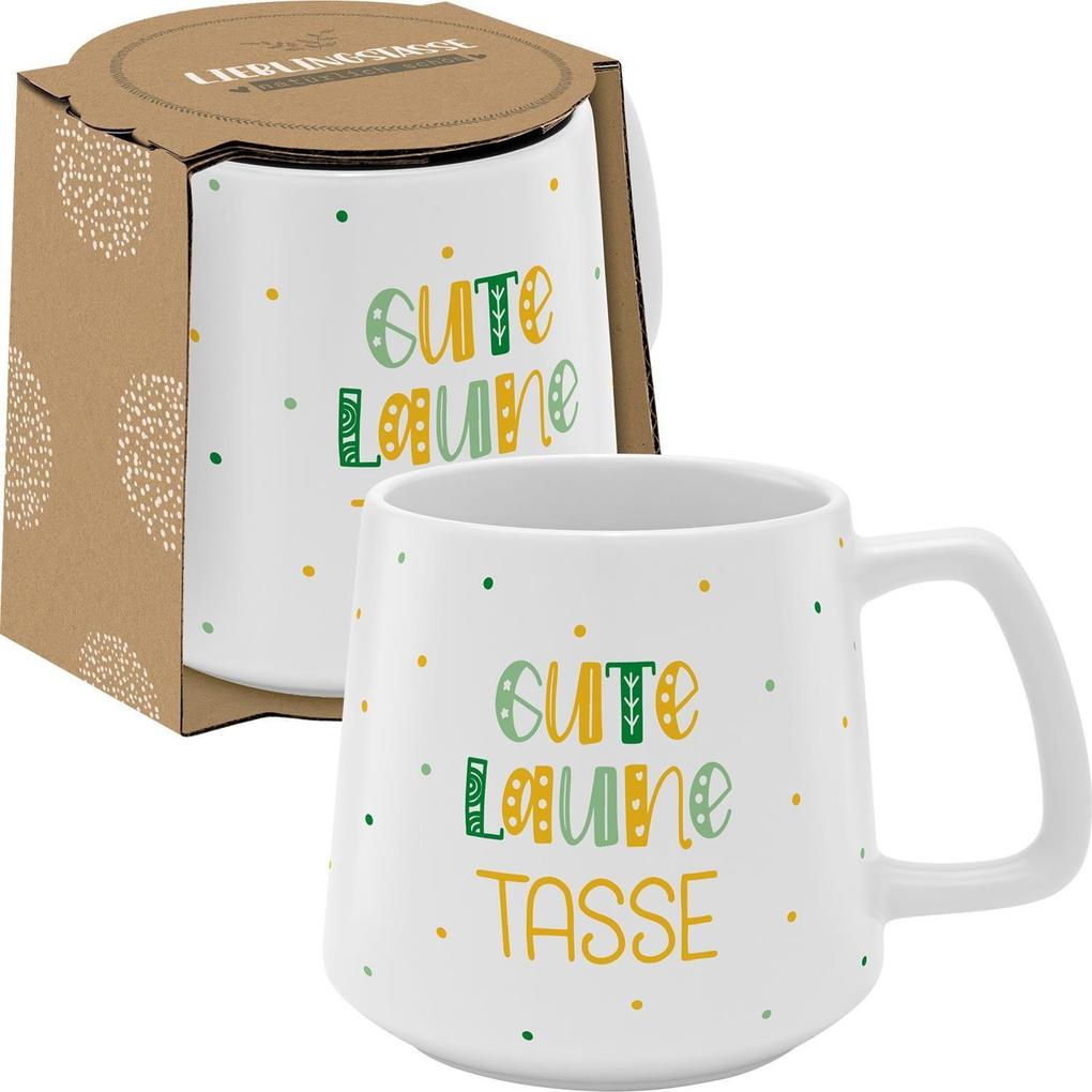 Weitere Ansicht: GRUSS & CO Tasse konisch "Gute Laune Tasse"