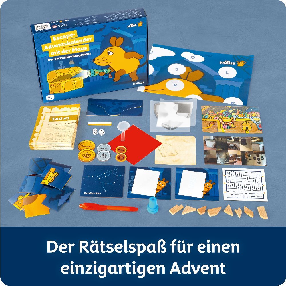 Weitere Ansicht: FRANZIS 67211 - Die Maus Escape-Adventskalender mit der Maus. Für Kinder ab 7 Jahren.