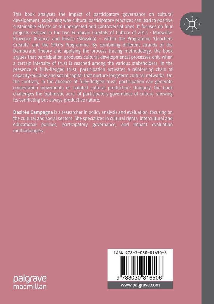 Weitere Ansicht: Participatory Governance and Cultural Development | Desirée Campagna