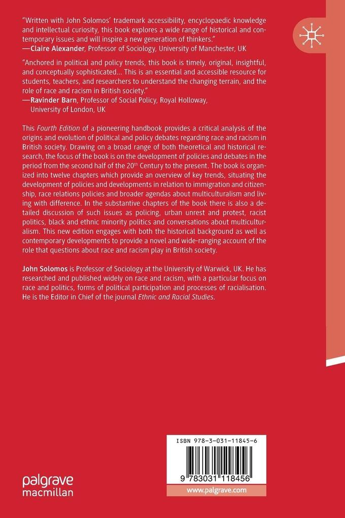 Weitere Ansicht: Race and Racism in Britain | John Solomos