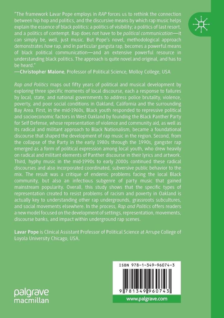 Weitere Ansicht: Rap and Politics | Lavar Pope