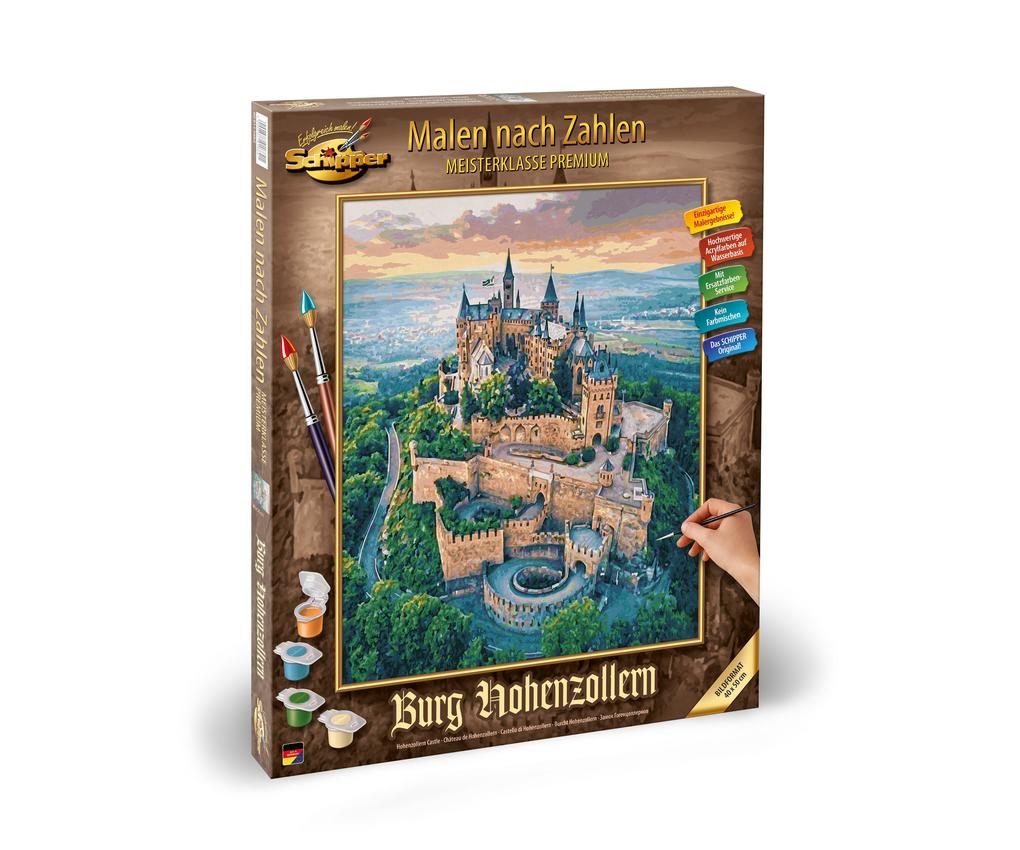 Weitere Ansicht: Malen nach Zahlen - Burg Hohenzollern