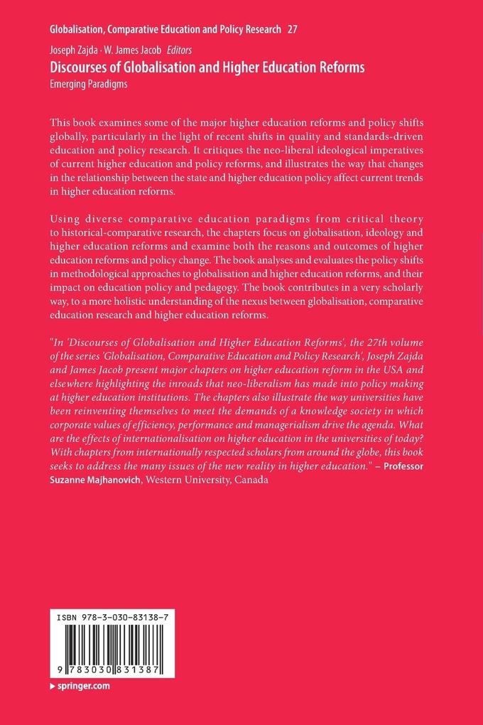 Weitere Ansicht: Discourses of Globalisation and Higher Education Reforms