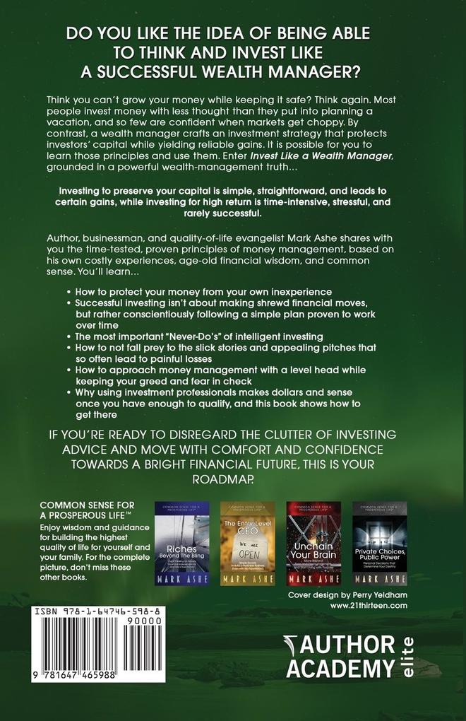 Weitere Ansicht: Invest Like a Wealth Manager | Mark Ashe