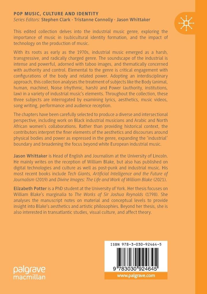 Weitere Ansicht: Bodies, Noise and Power in Industrial Music