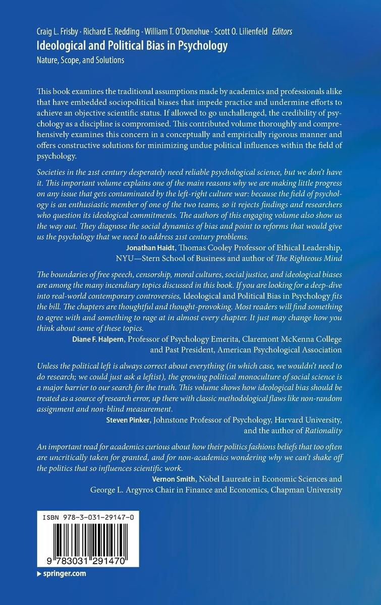 Weitere Ansicht: Ideological and Political Bias in Psychology