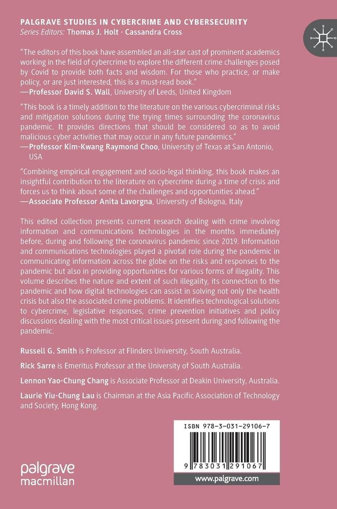 Weitere Ansicht: Cybercrime in the Pandemic Digital Age and Beyond