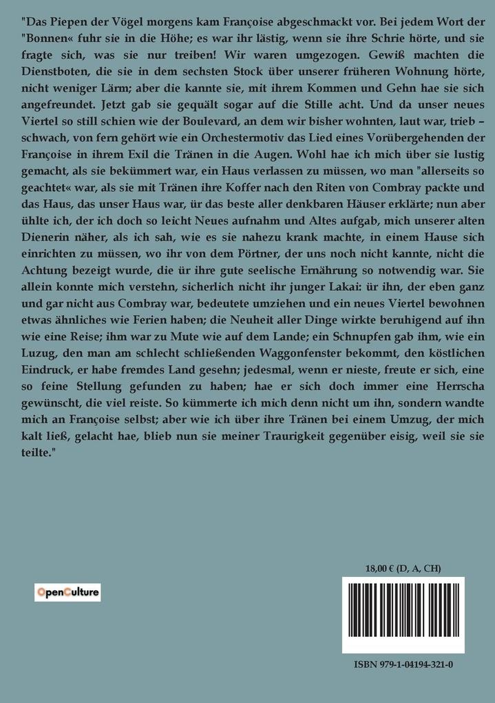 Weitere Ansicht: Die Herzogin von Guermantes. I. Band | Marcel Proust