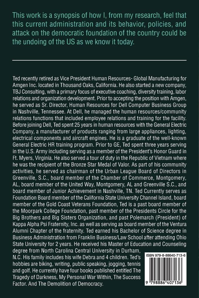 Weitere Ansicht: The Demolition of Democracy | Ted Bagley