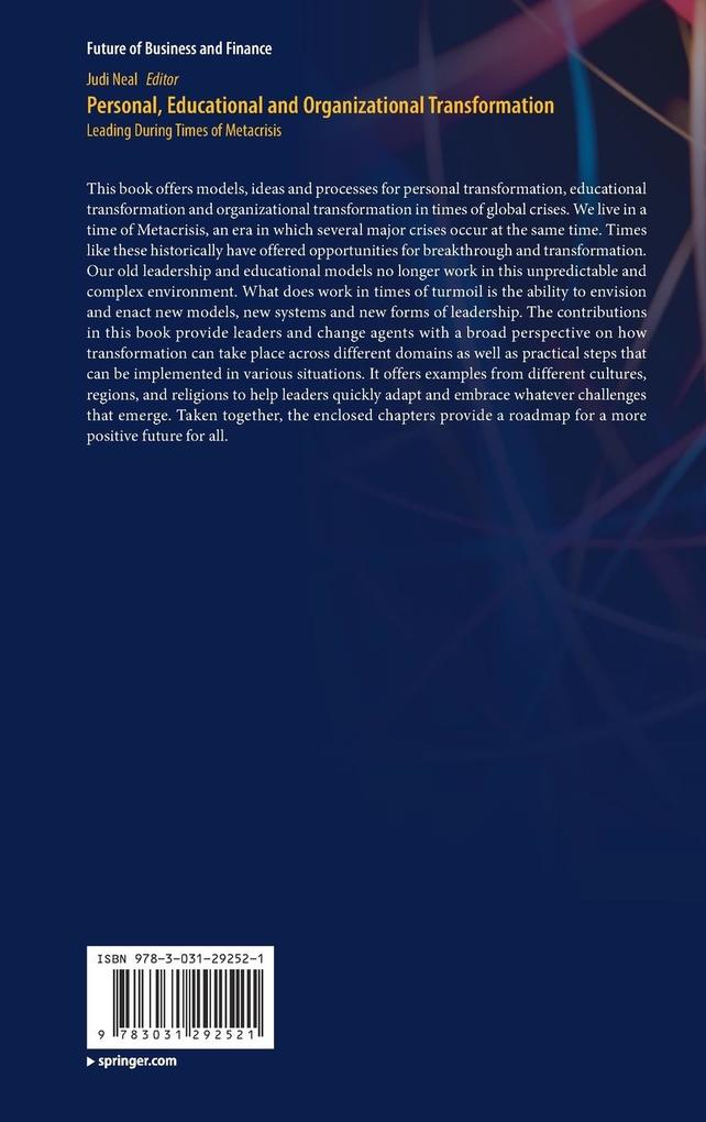 Weitere Ansicht: Personal, Educational and Organizational Transformation