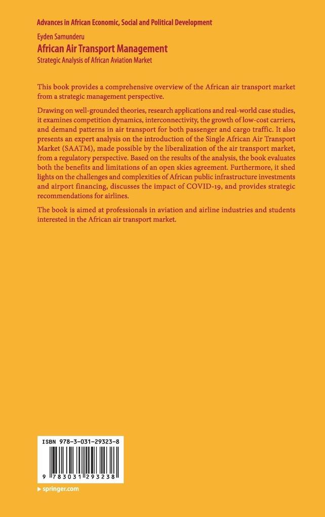 Weitere Ansicht: African Air Transport Management | Eyden Samunderu