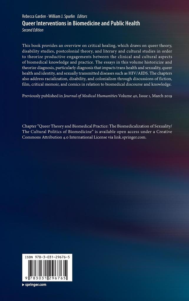 Weitere Ansicht: Queer Interventions in Biomedicine and Public Health