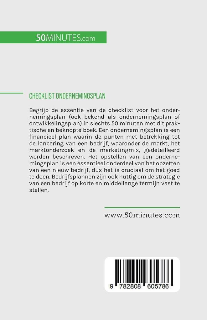 Weitere Ansicht: Checklist ondernemingsplan | Antoine Delers