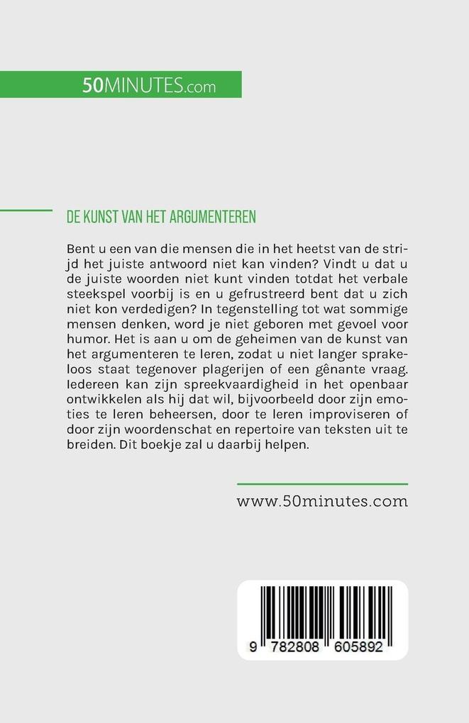 Weitere Ansicht: De kunst van het argumenteren | Benjamin Fléron