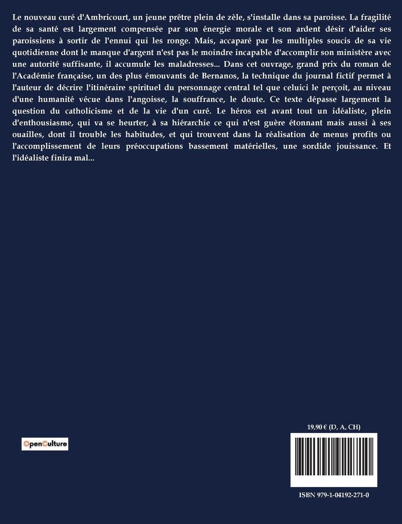 Weitere Ansicht: Le Journal d'un curé de campagne | Georges Bernanos