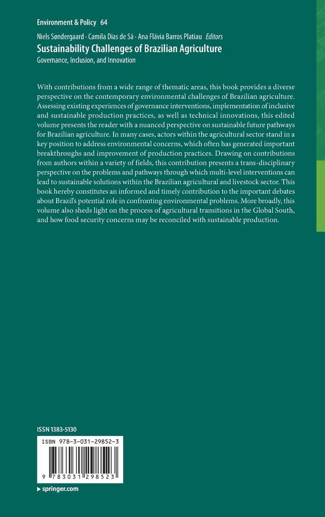 Weitere Ansicht: Sustainability Challenges of Brazilian Agriculture