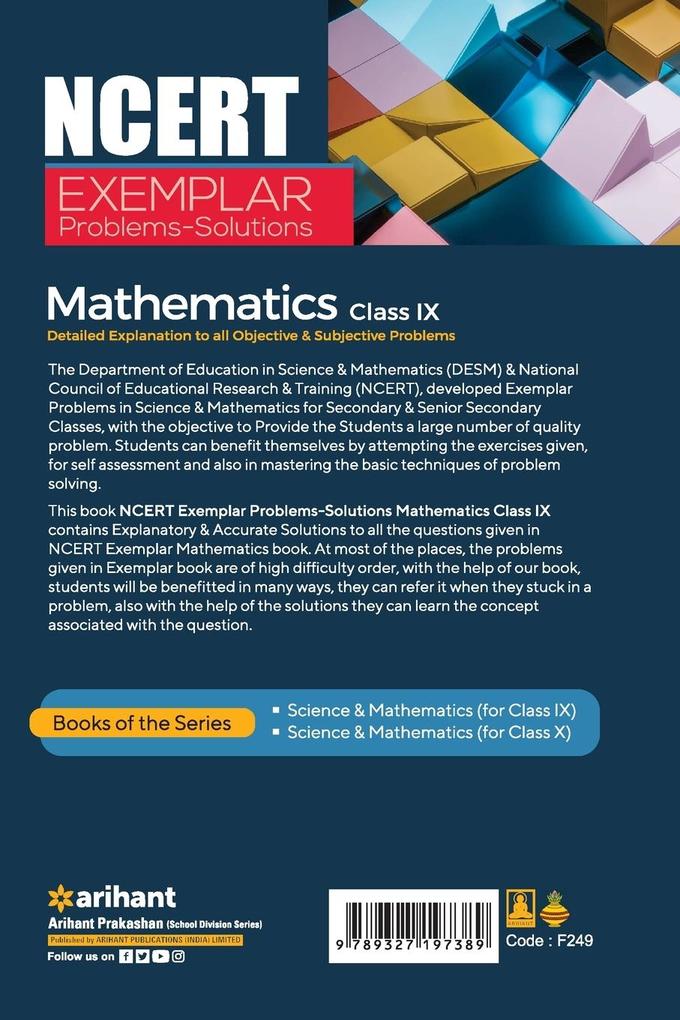 Weitere Ansicht: NCERT Exemplar Problems-Solutions Mathematics class 9th | Amit Rastogi