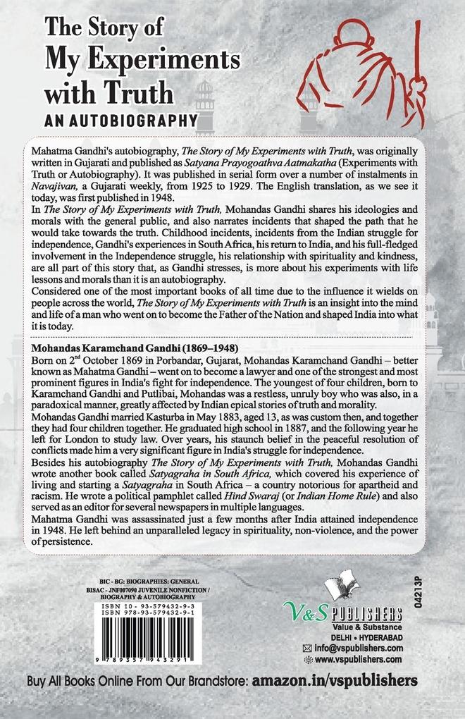 Weitere Ansicht: The Story of My Experiments with Truth (Mahatma Gandhi's Autobiography) | Mahatma Gandhi