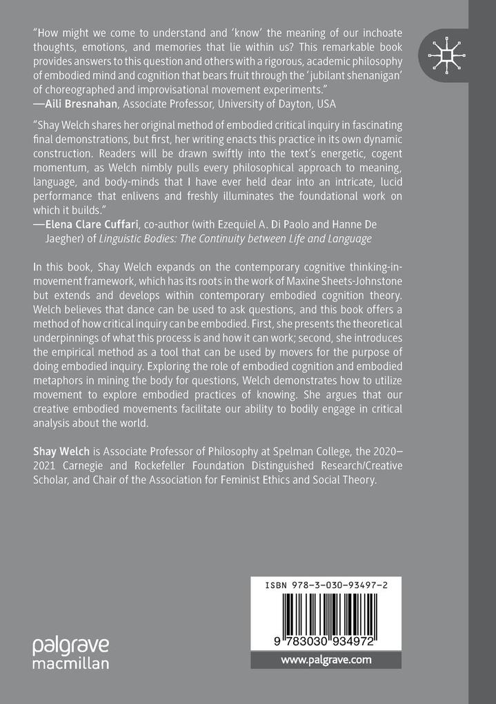 Weitere Ansicht: Choreography as Embodied Critical Inquiry | Shay Welch