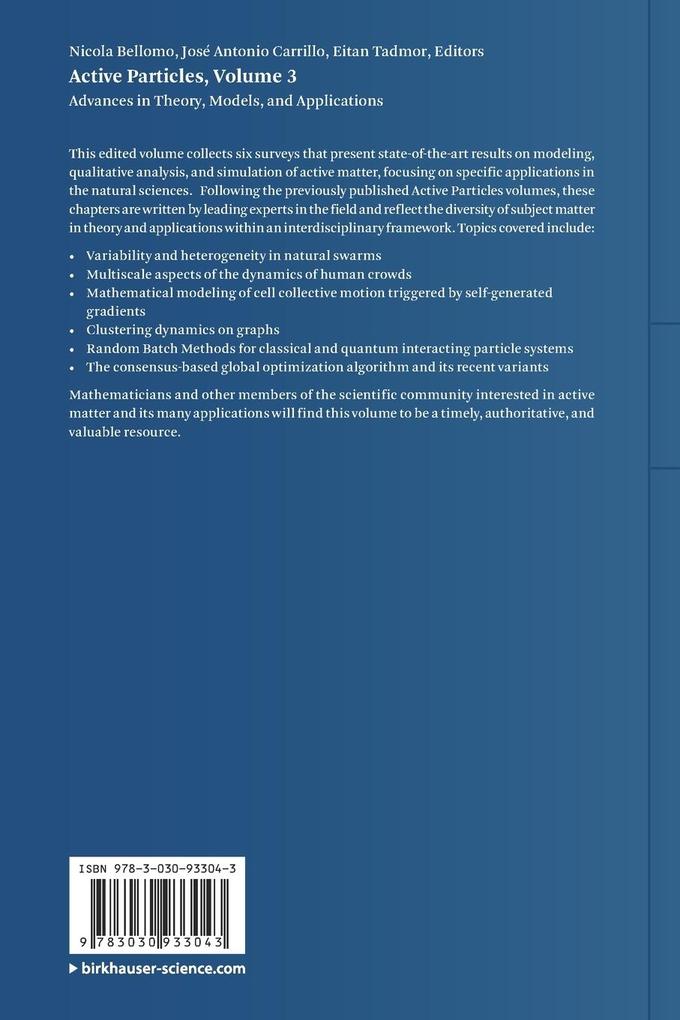 Weitere Ansicht: Active Particles, Volume 3