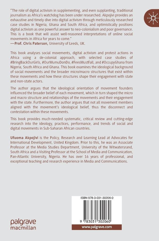 Weitere Ansicht: Social Movements and Digital Activism in Africa | Ufuoma Akpojivi