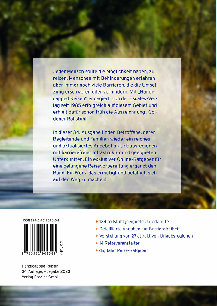 Weitere Ansicht: Handicapped-Reisen | Yvo Escales, Pascal Escales