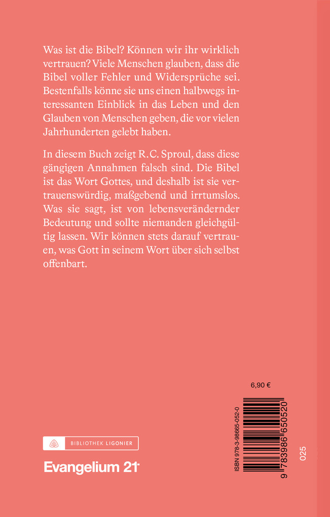 Weitere Ansicht: Ist die Bibel vertrauenswürdig? | Sproul R. C., R.C. Sproul