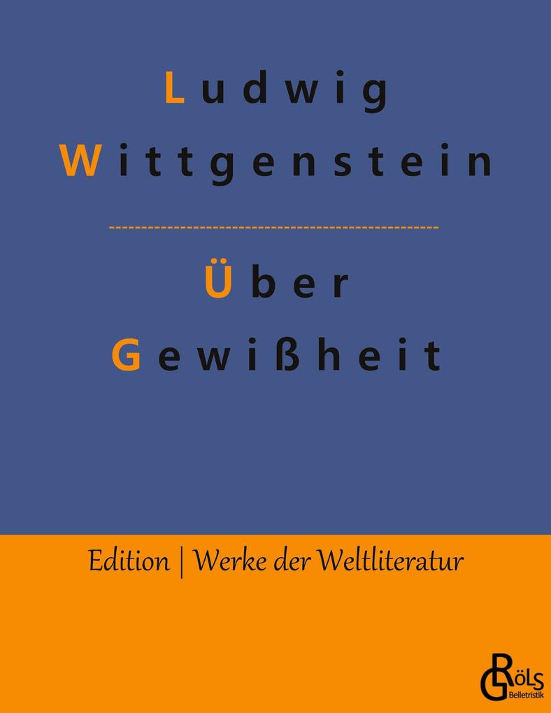 Produktbild: Über Gewißheit | Ludwig Wittgenstein