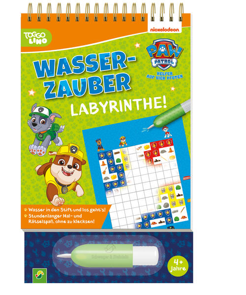 Produktbild: PAW Patrol Wasserzauber | Labyrinthe. Einfach mit Wasser malen!