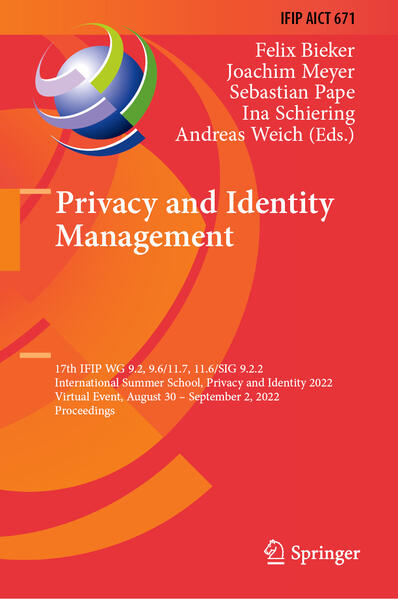 Produktbild: Privacy and Identity Management