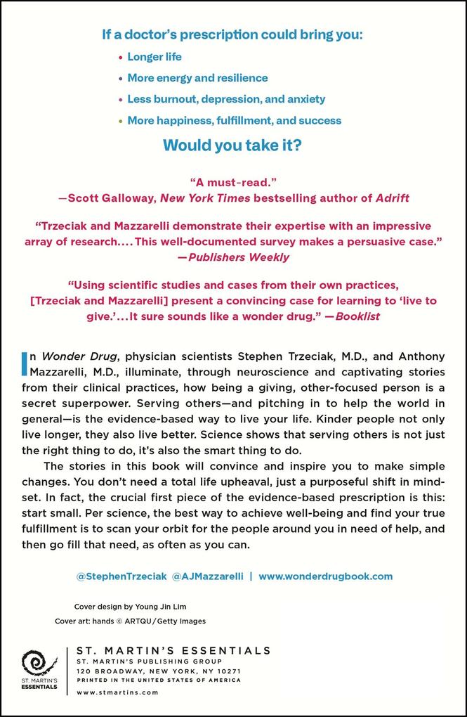 Weitere Ansicht: Wonder Drug | Stephen Trzeciak