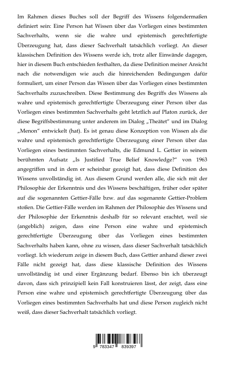 Weitere Ansicht: Platon, Gettier und die Philosophie des Wissens | Robert Maschmann