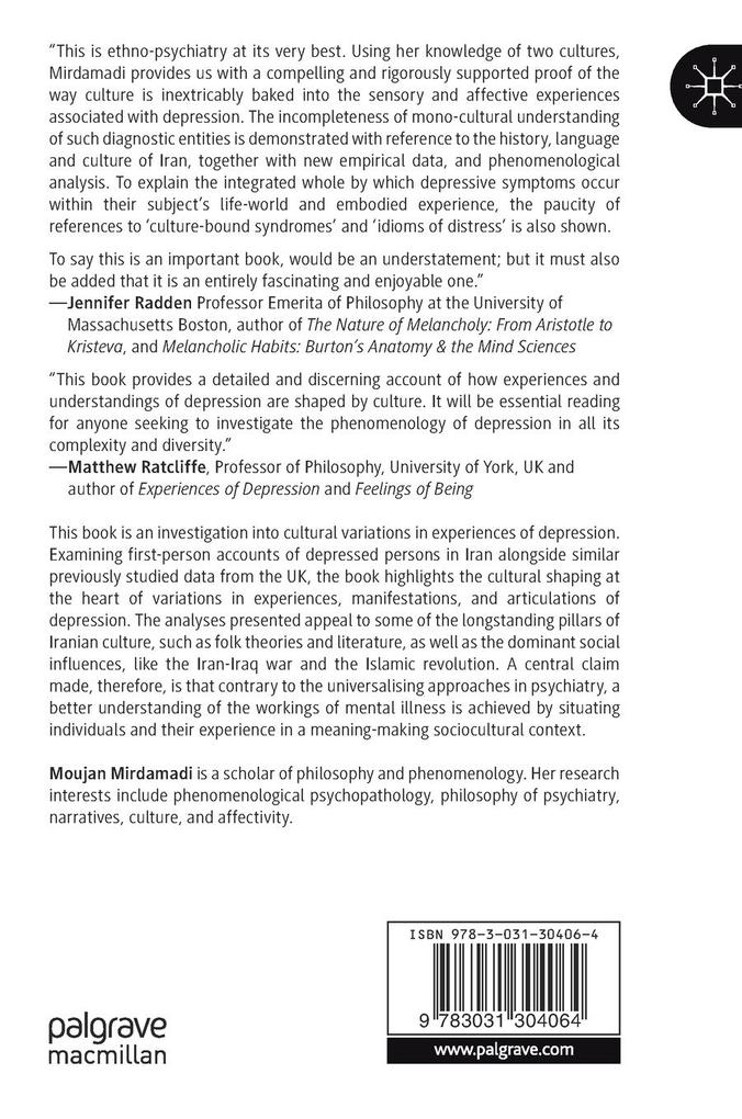 Weitere Ansicht: A Phenomenological Study of Depression in Iran | Moujan Mirdamadi