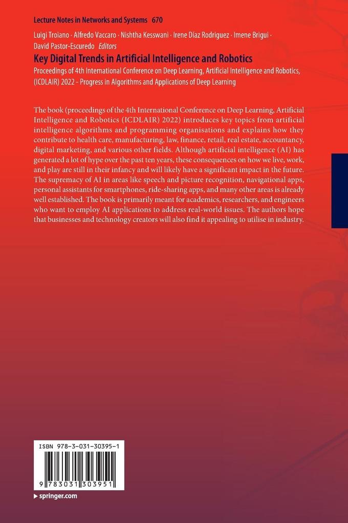 Weitere Ansicht: Key Digital Trends in Artificial Intelligence and Robotics