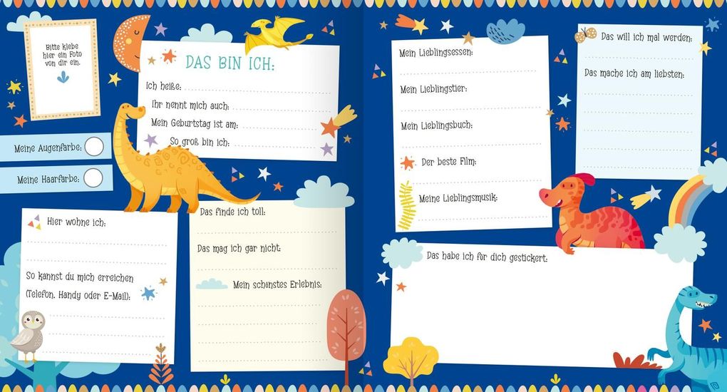 Weitere Ansicht: Alle meine Freunde - Dino | Mit über 300 Stickern