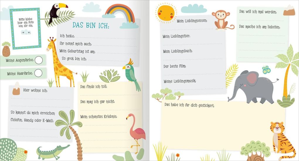 Weitere Ansicht: Alle meine Freunde - Dino | Mit über 300 Stickern