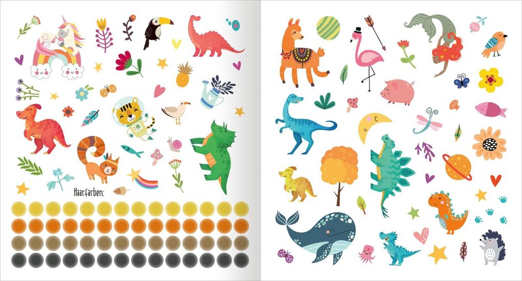 Weitere Ansicht: Alle meine Freunde - Dino | Mit über 300 Stickern