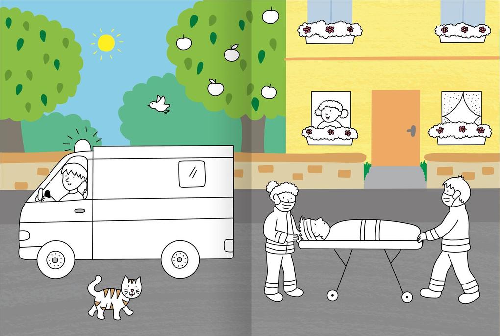 Weitere Ansicht: Mein großes buntes Malbuch - Im Einsatz