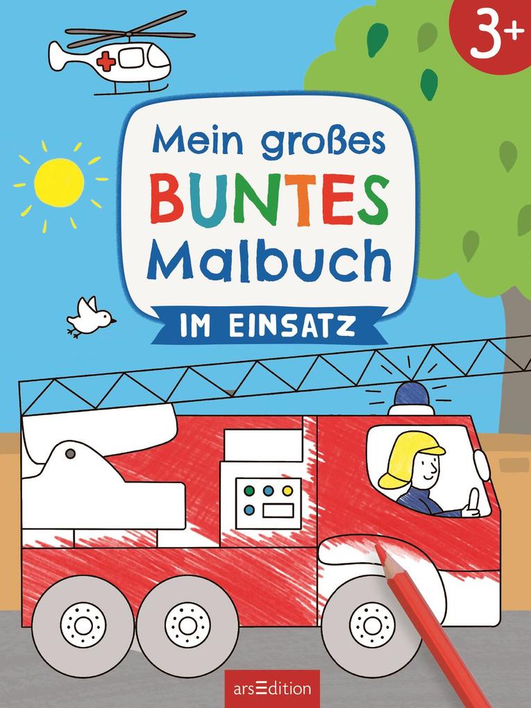 Weitere Ansicht: Mein großes buntes Malbuch - Im Einsatz